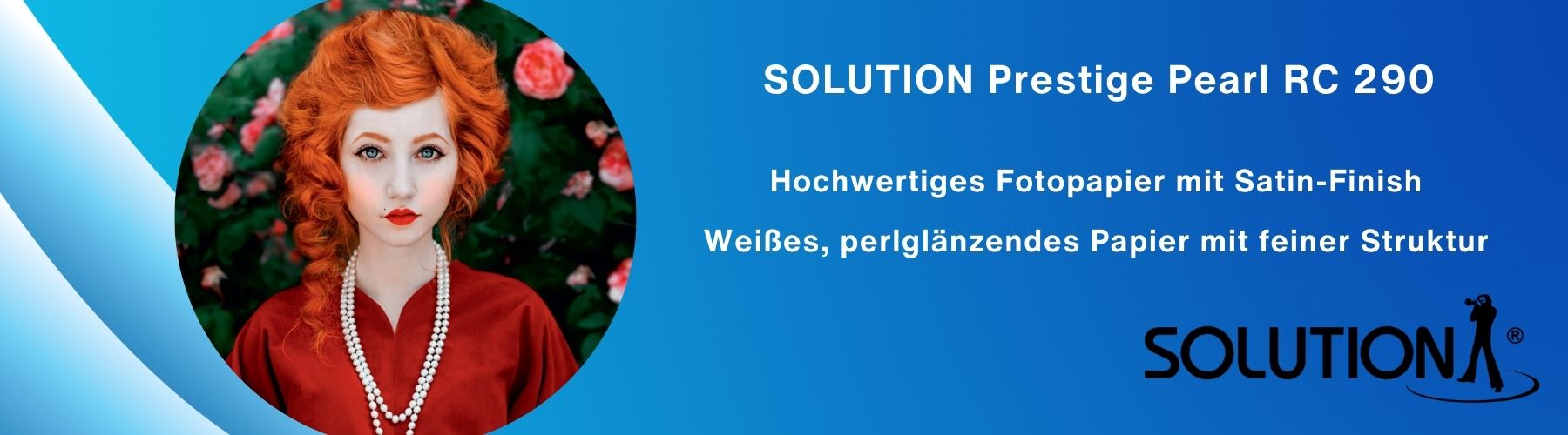 Produktabbildung: Solution Prestige Pearl RC 290g/m² – Fotopapier mit satinierter Oberfläche für Studio- und Galerieaufnahmen