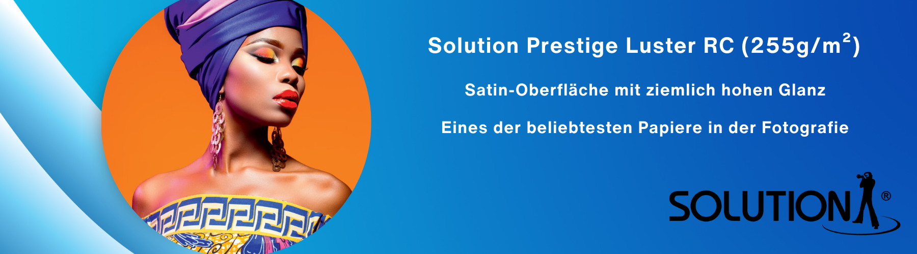 Produktabbildung: Solution Prestige Luster RC 255g/m² – satiniertes Fotopapier mit dezenter Glanzwirkung