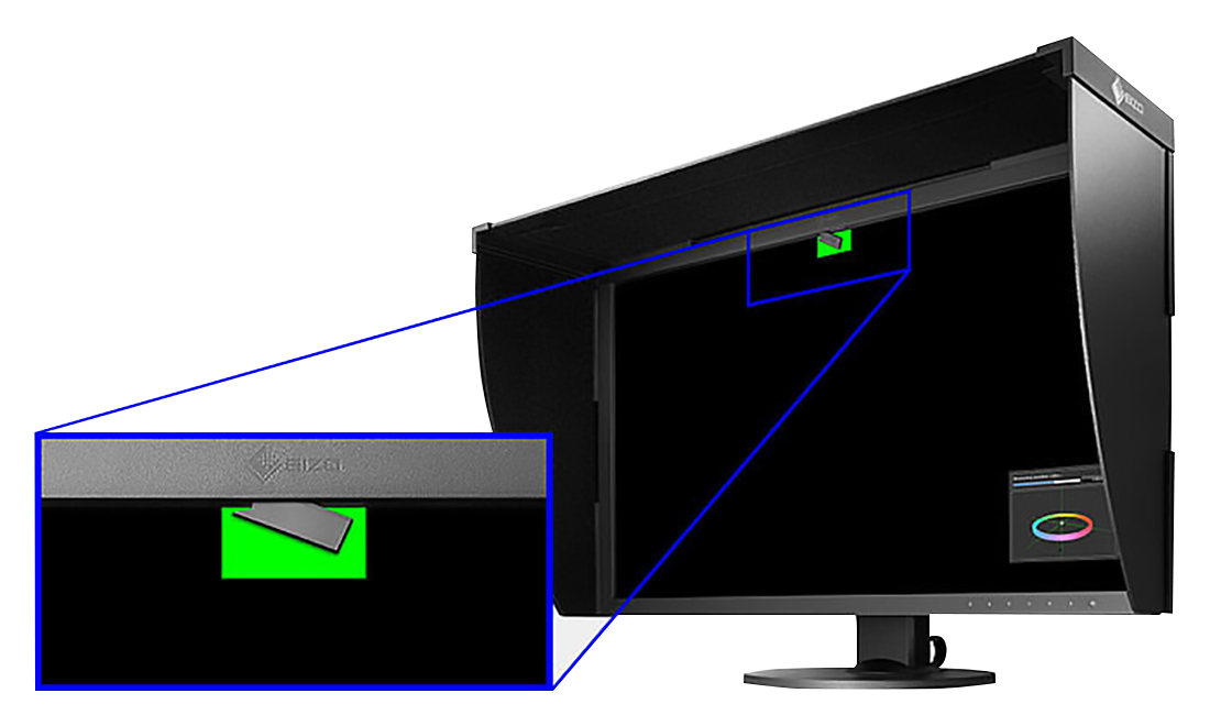 EIZO mit eingebautem Sensor