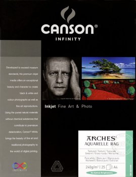 Canson Infinty® Aquarelle Rag 240 g/m²