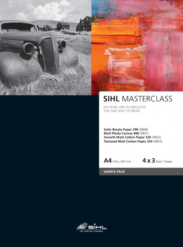 Sihl Masterclass Muster Set 1  - Glossy / Silk & Satin