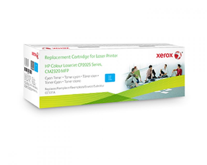 Xeroxtoner für HP ColorLaserJet CP2025, CM2320 Cyan (CC531A)