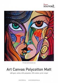 Solution Art Canvas Polycotton Matt 400g/m² White 