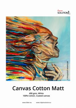 Solution Canvas Cotton Matt 400g/m² White