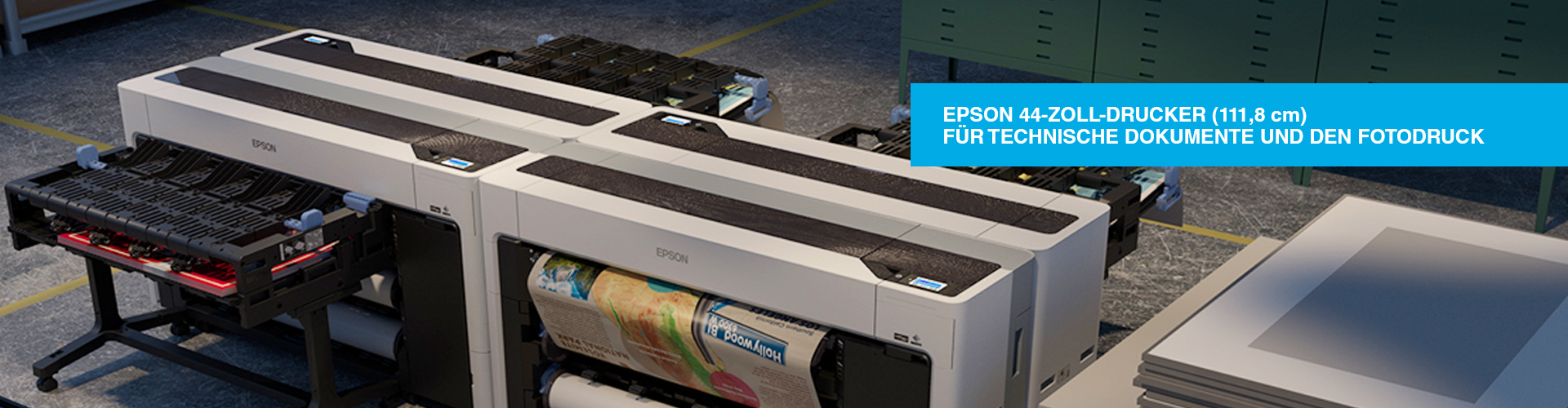 Epson 44-Zoll-Drucker (111,8 cm) für technische Dokumente und den Fotodruck />