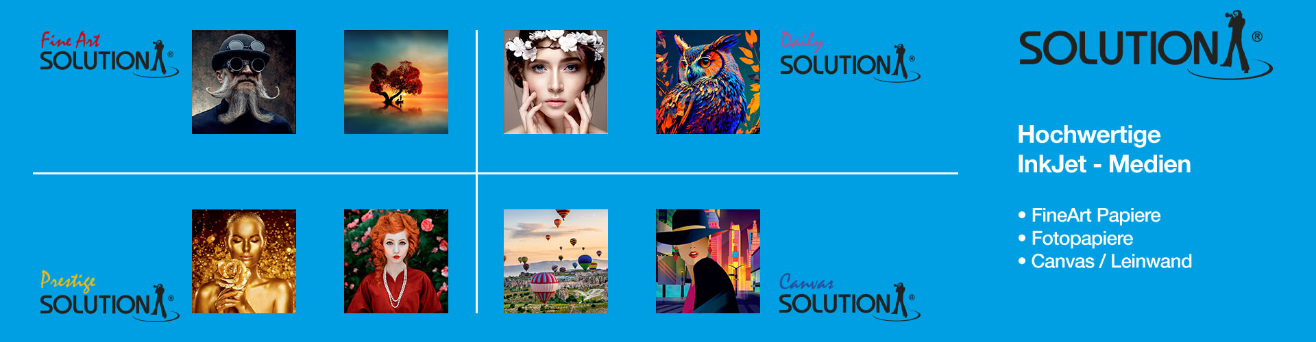 Solution FineArt-, Fotopapiere und Canvas />