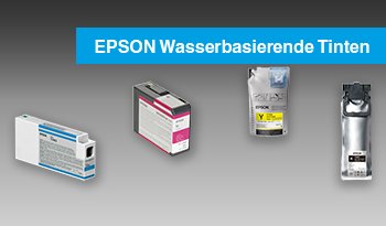 Wasserbasierende Tinten (z.B. Foto, Proof)