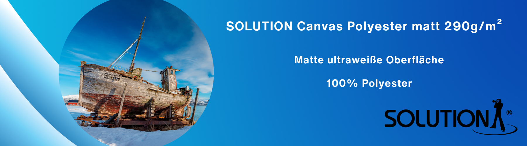 Solution Art Canvas Polyester Matt 290 g/m²
