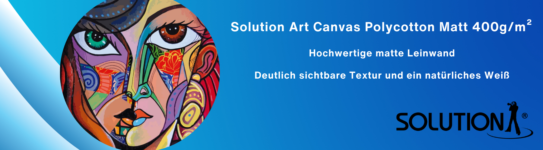 Solution Art Canvas Polycotton Matt 400