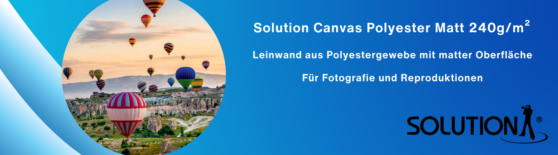 Solution Canvas Polyester Matt 240g/m²