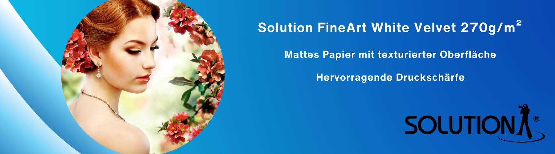 Solution White Velvet 270 gsm – Elegantes Papier für edle Drucke