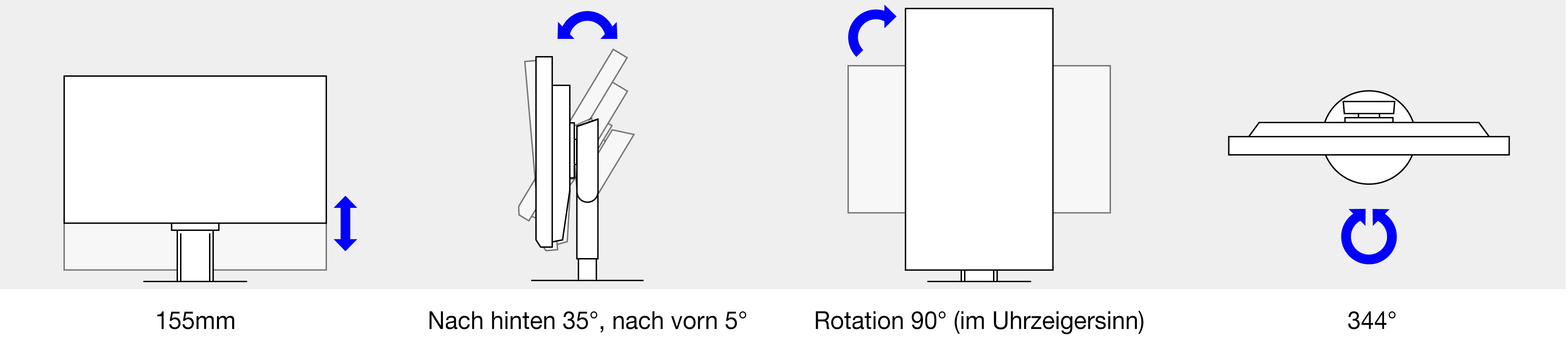 Standfuß - ergonomisch und stabil