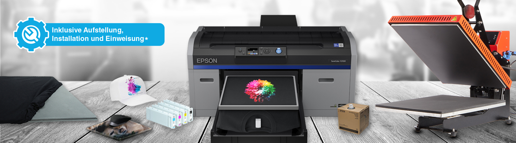 Epson Surecolor SC-F2100 - Starterpaket