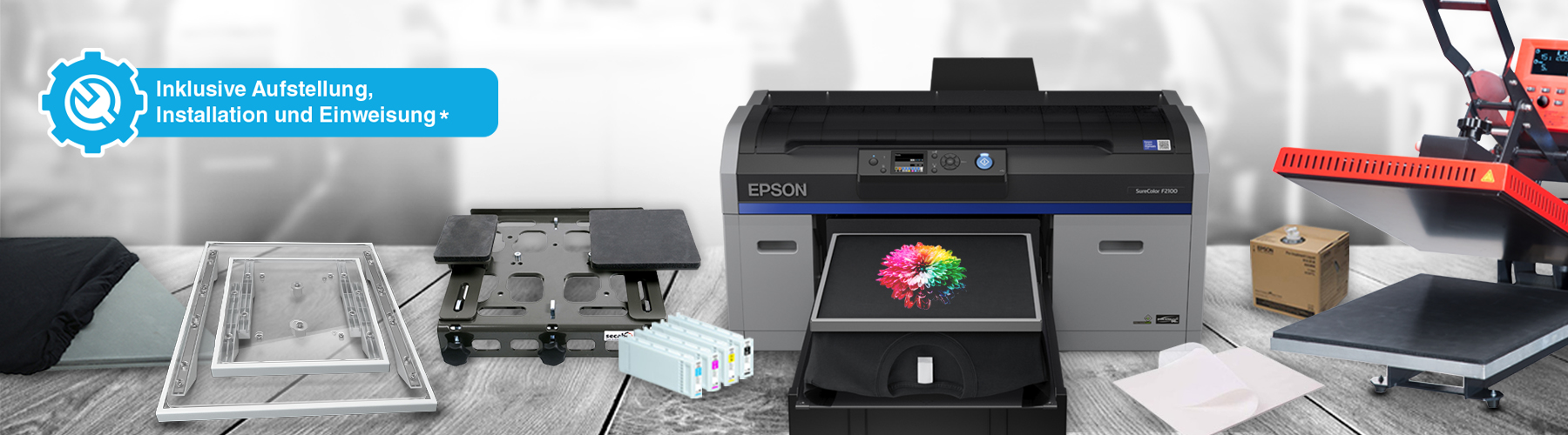 Epson Surecolor SC-F2100 - Starterpaket Pro