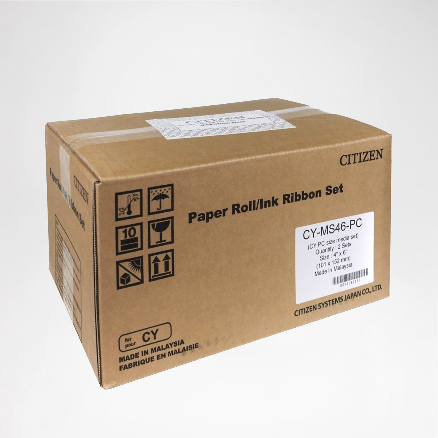 Citizen CY-02 Medienpaket 10x15 cm (4x6") - 1400 Drucke