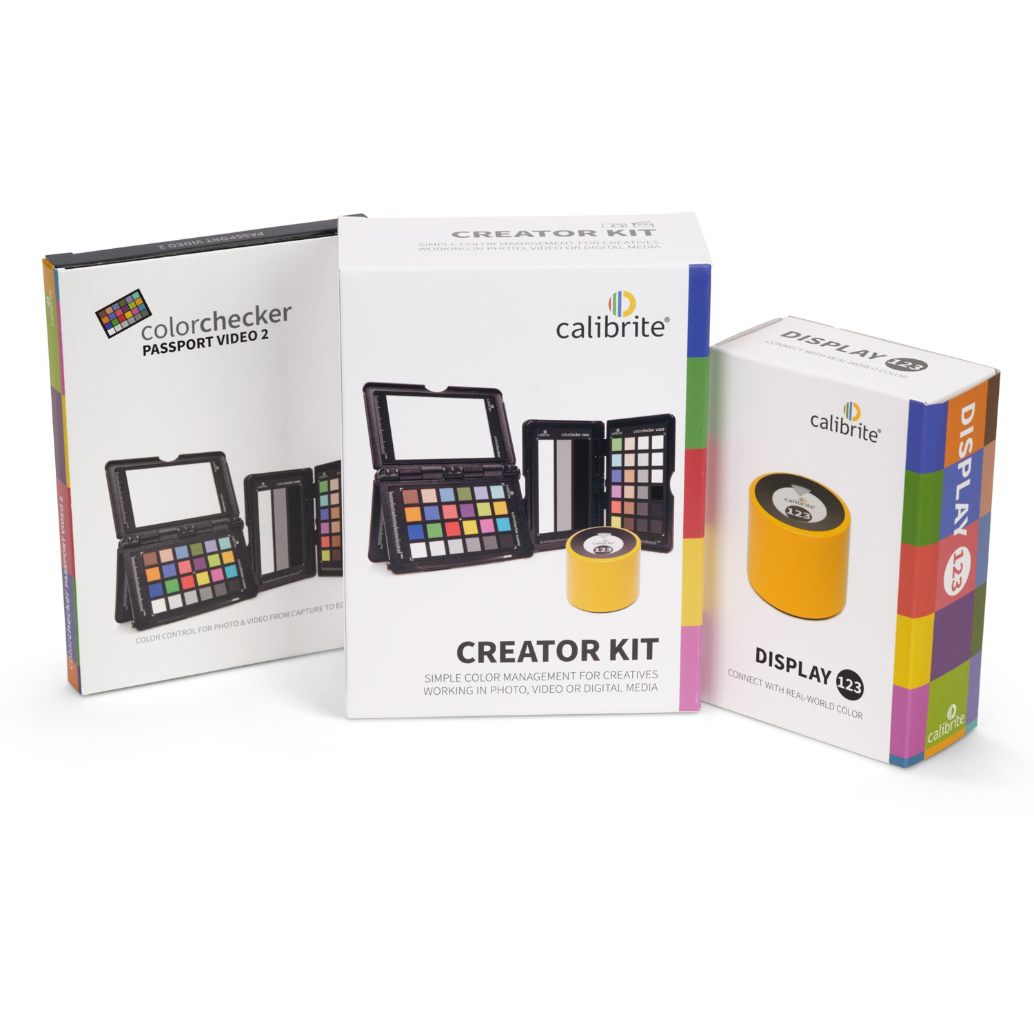 Calibrite Creator Kit – Display 123 + Passport Video 2