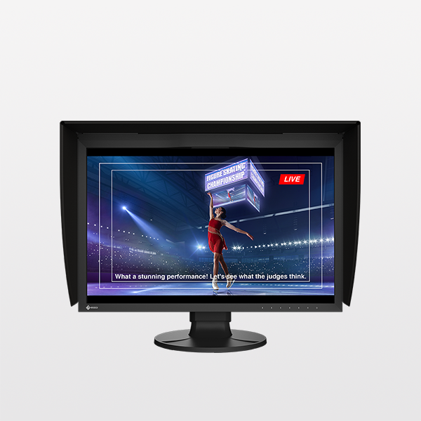 EIZO ColorEdge CG2400SV – 24,1 Zoll Wide-Gamut Broadcast-Monitor mit BNC und Hardware-Kalibrierung