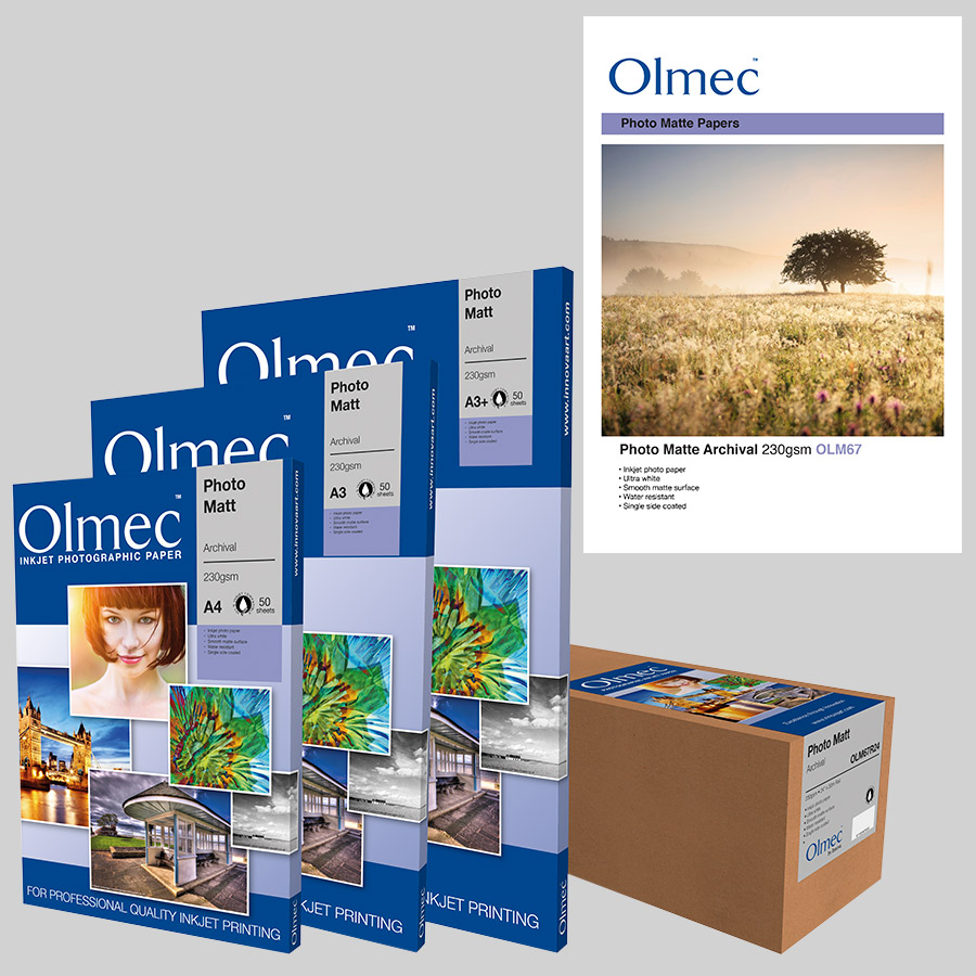 Innova Olmec Photo Archival Matt 230 g/m² OLM-067 — A4 sheets 50