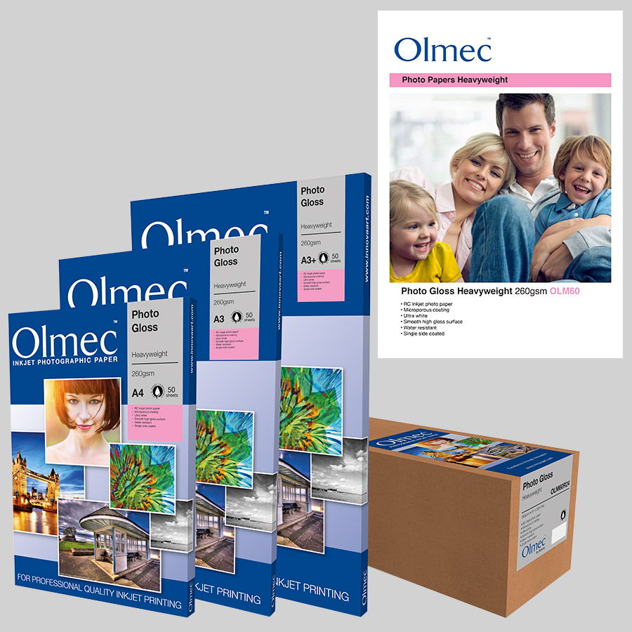 Innova Olmec Photo Gloss Heavyweight 260 g/m² OLM-060 — A4 sheets 50