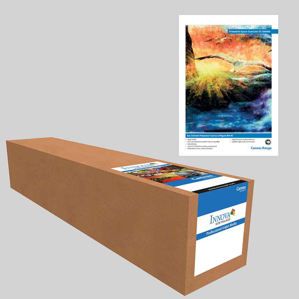 Innova - Eco Solvent Polyester Canvas 240 g/m² IFA-095 — 60 inch (1524 mm) 25m
