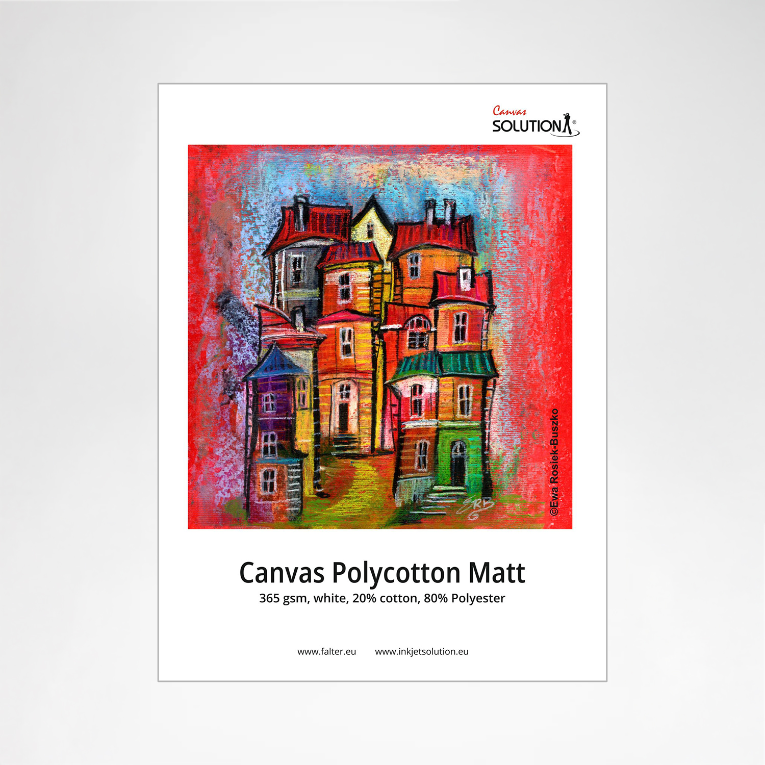 Solution Canvas Polycotton Matt 365 g/m² White