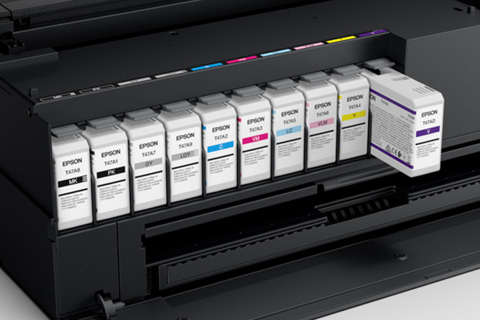 Epson UltraChrome Pro10 Tintenpatronen T47A im SureColor SC-P900 – 10 Farben inklusive Violett