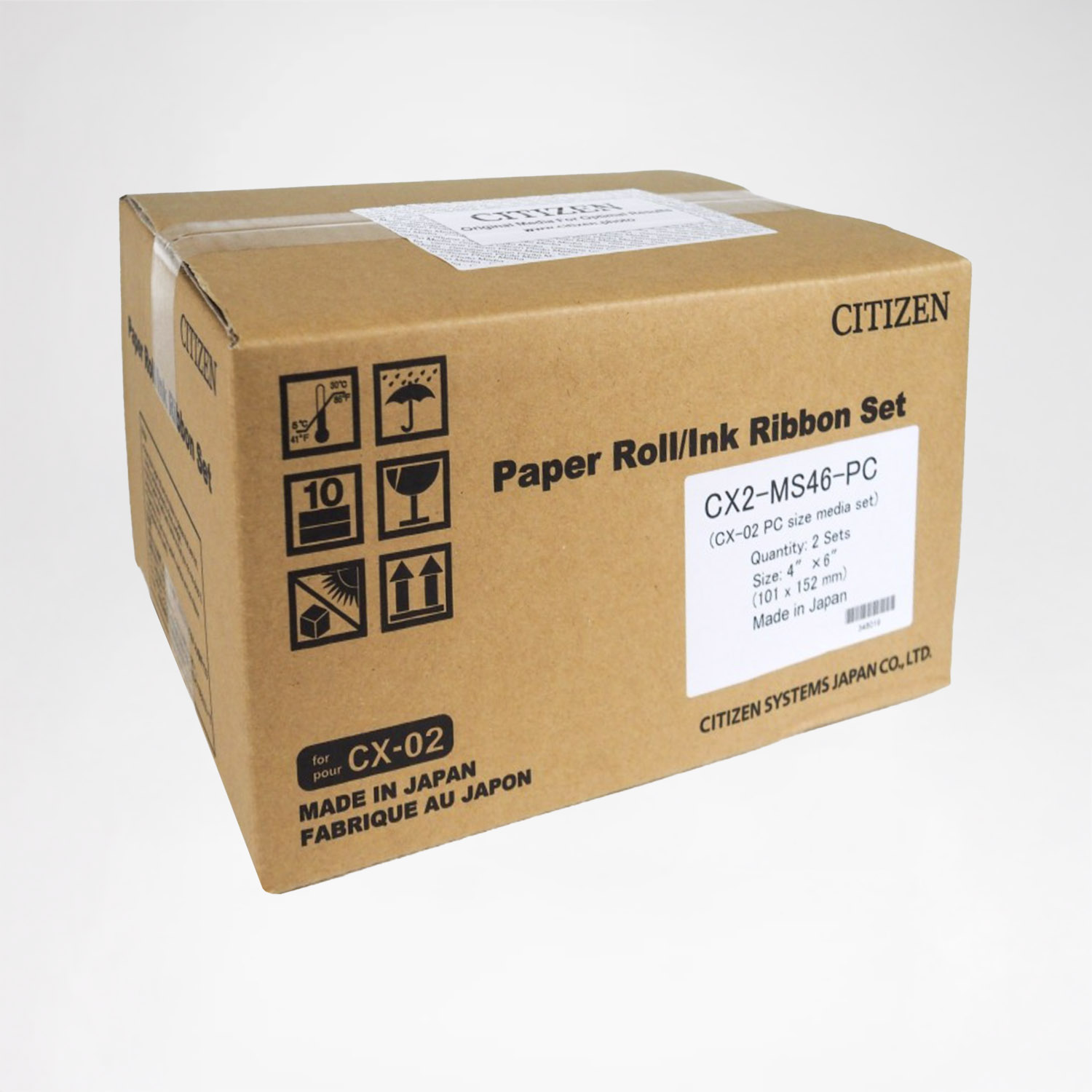 Citizen CX-02 Medienpaket 10x15 cm (4x6") - 800 Drucke