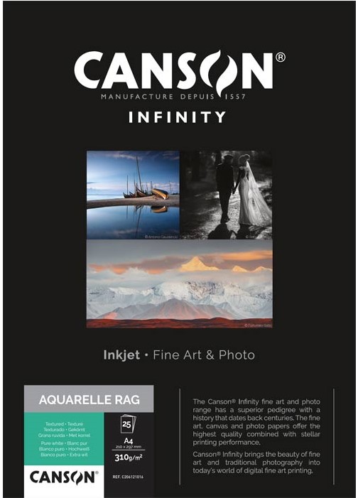 Canson® Infinity Aquarelle Rag 310 g/m²