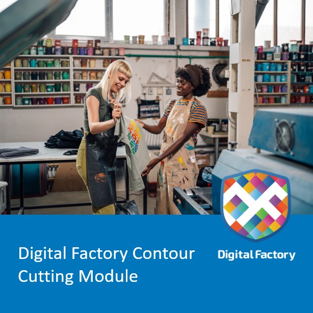 Digital Factory Contour Cutting-Modul