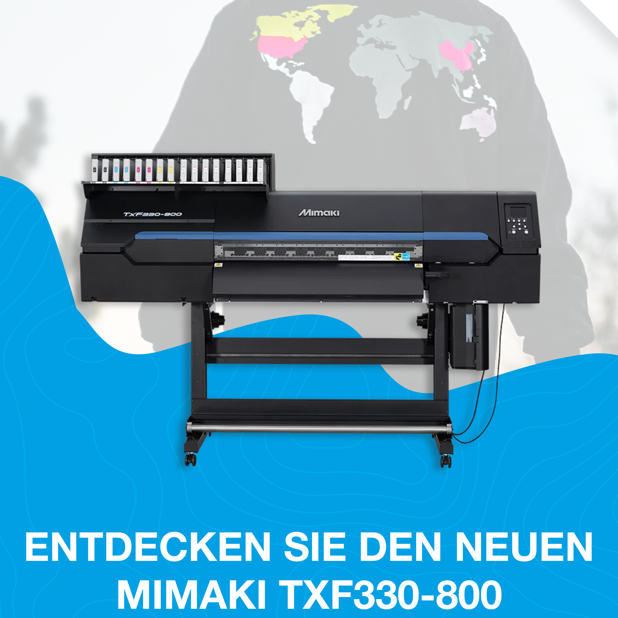 Mimaki TxF330-800: Mehr Produktivität und neue Farbwelten im DTF-Druck