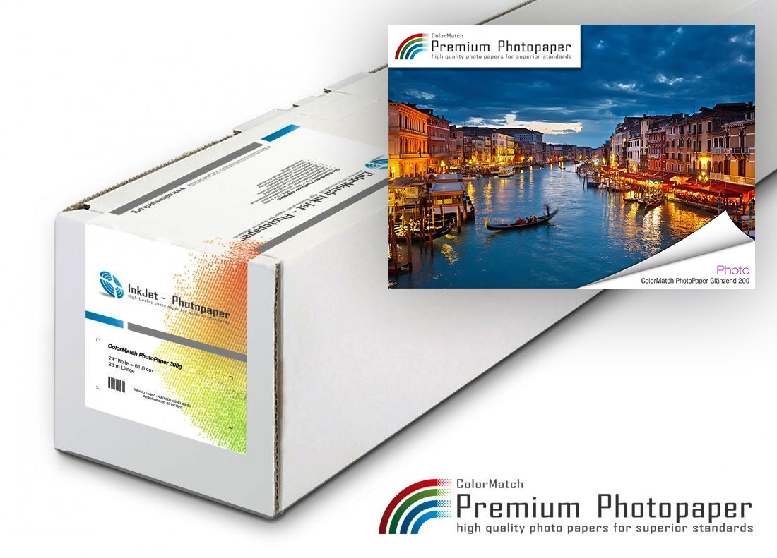 ColorMatch PhotoPaper Glänzend 200g/m² 30m