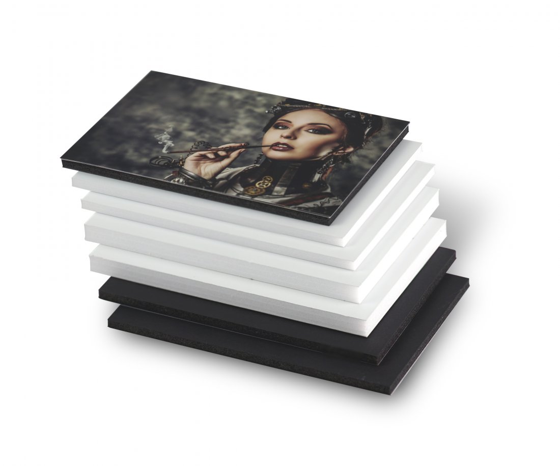 Solution Foam Boards selbstklebend, weiß, 3mm