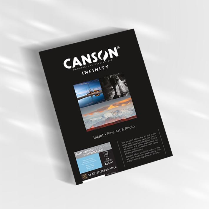 Canson® Infinity Somerset Enhanced Watercolour Rag 240 g/m²