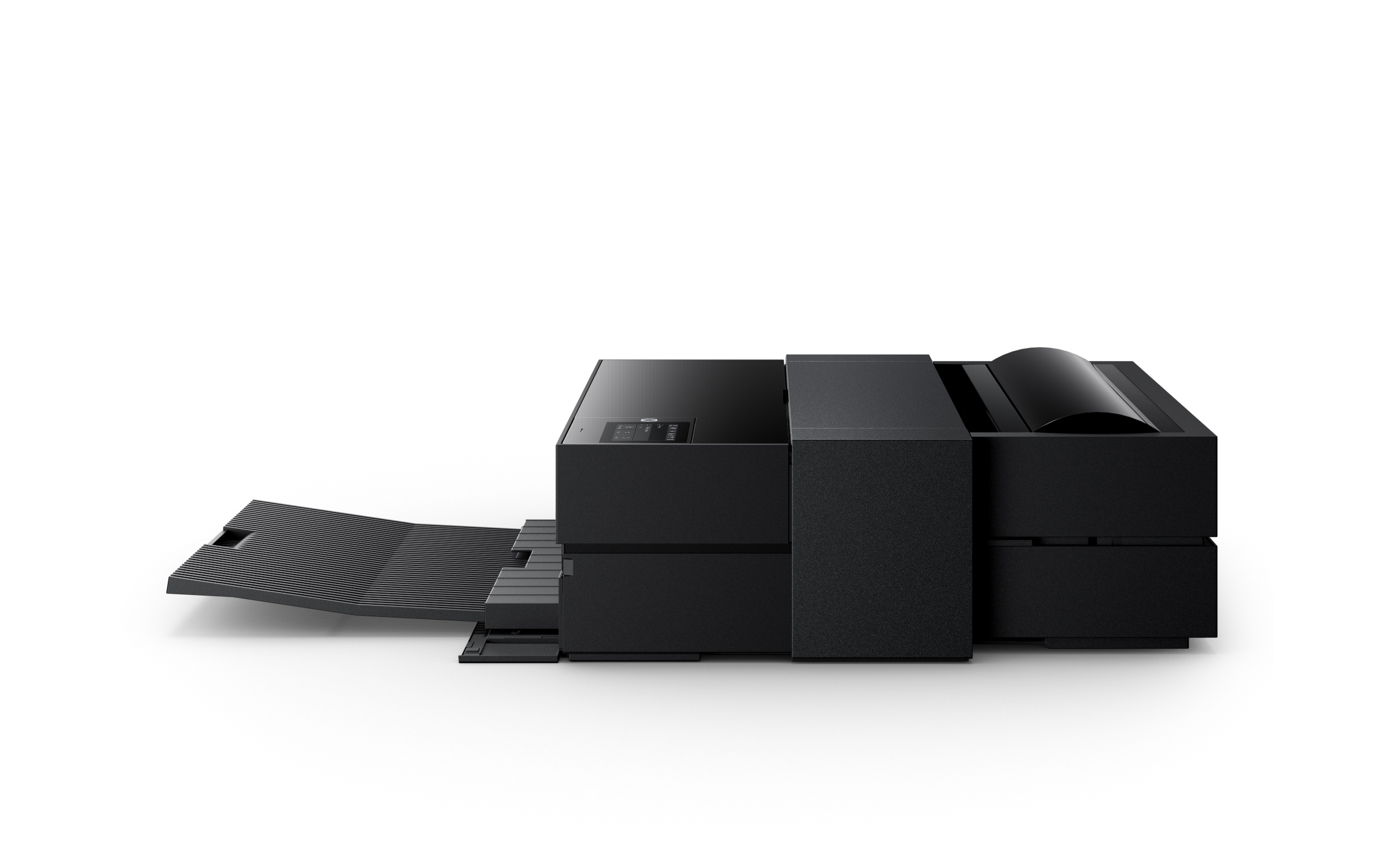 Epson SureColor SC-P900 Seitenansicht mit optionaler Rollenpapiereinheit C12C935221