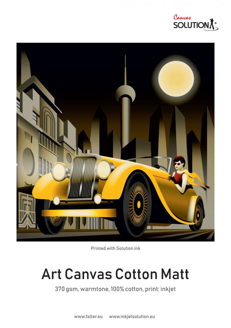 Solution Art Canvas Cotton Matt 370g/m² Warmtone