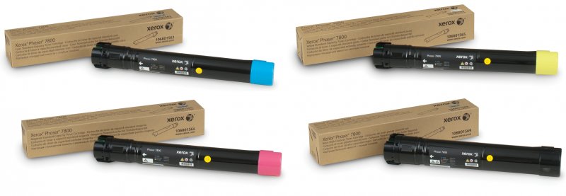 Xerox Toner Vorteilspack für Phaser 7800 - CMYK