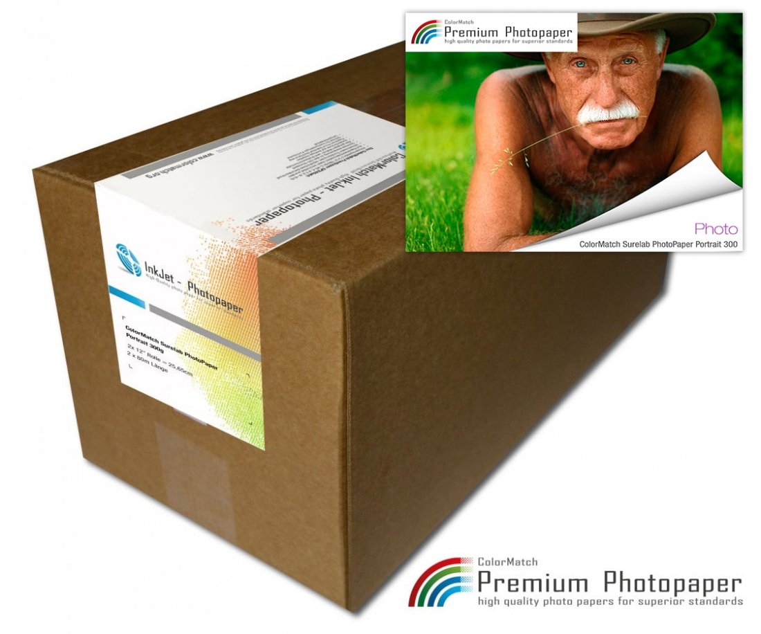 ColorMatch Surelab PhotoPaper Portrait 300g/80m
