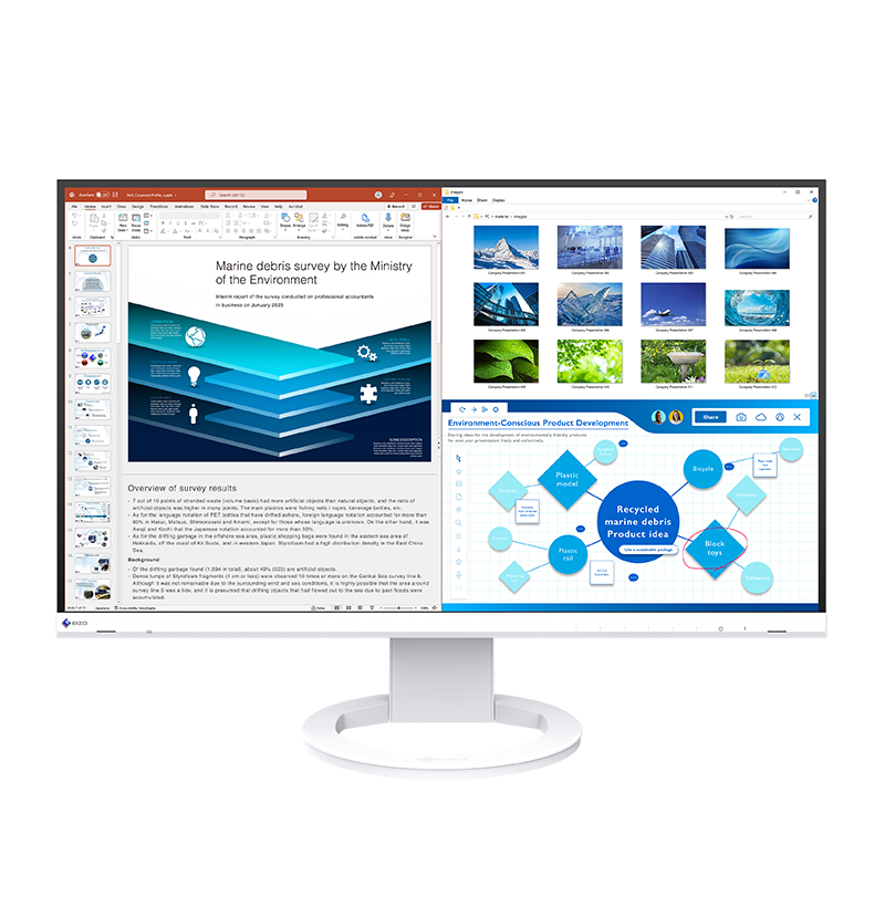EIZO FlexScan EV2720S – 27 Zoll WQHD Office-Monitor mit USB-C und 7 Jahren Garantie